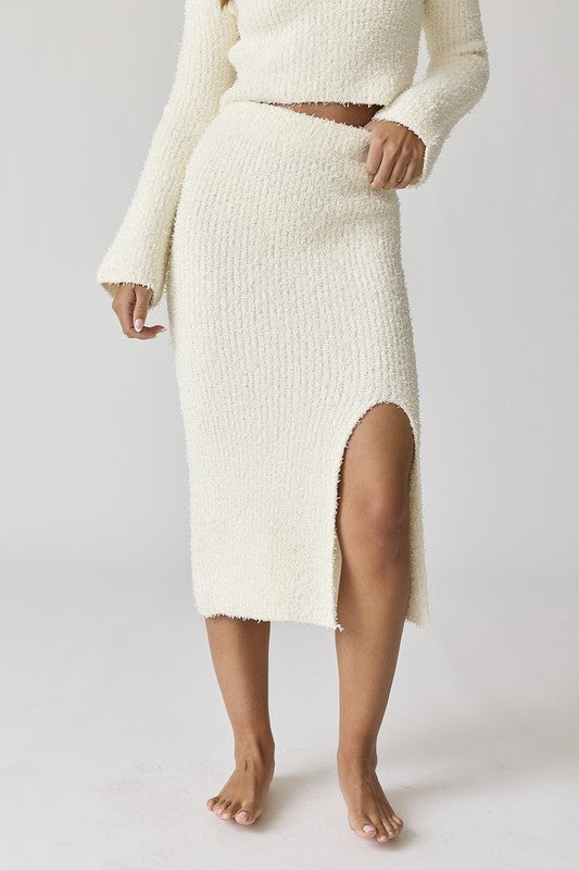 Anaya Crop Soft Knit Set