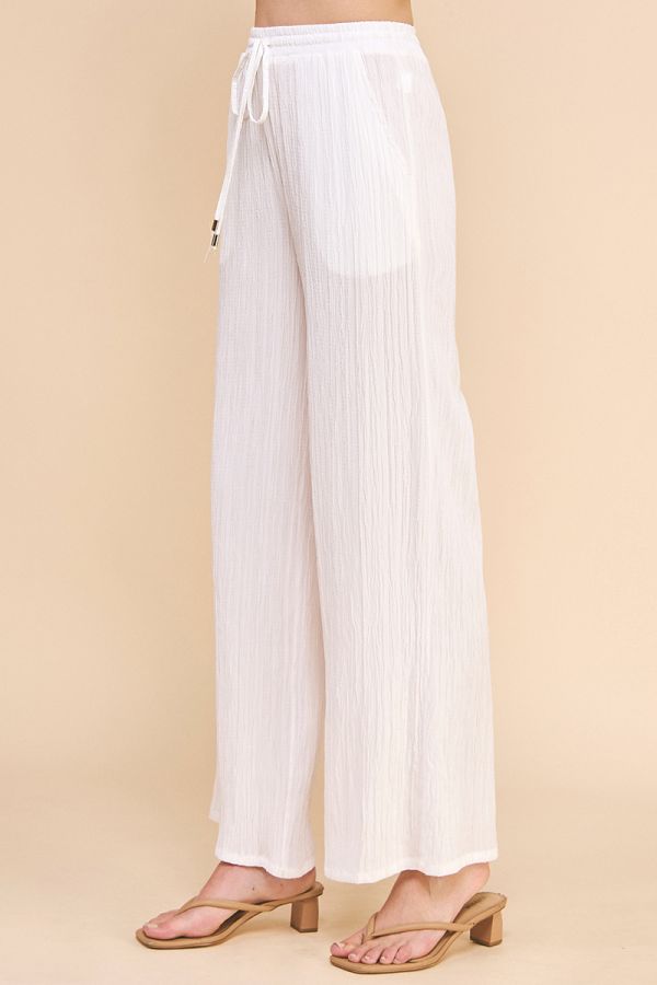 Woven Tie-Waist Pants (AP8487)