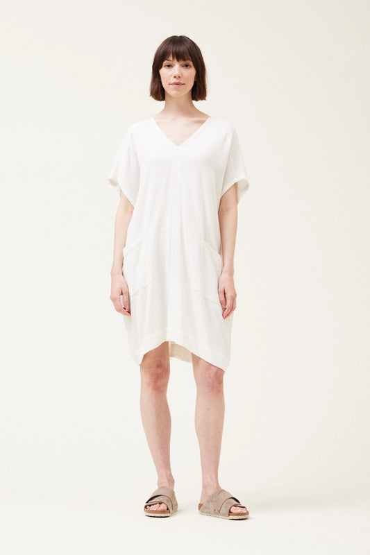 Cotton Linen Stripe Dress (60802PC)