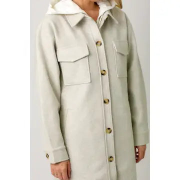 Twofer Hoodie Coat